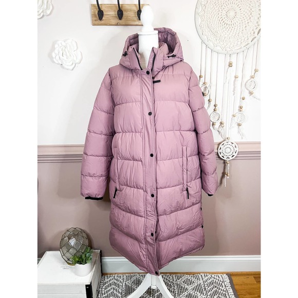 BCBGMaxAzria Jackets & Coats Bcbg Maxazria Long Hooded Puffer Coat